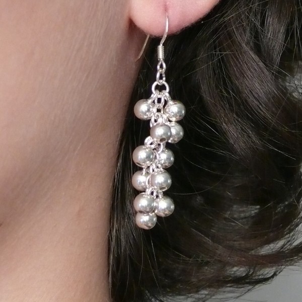 Boucles d'oreilles pendantes courtes pour femmes oreilles percées
