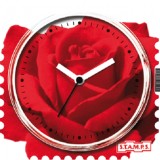 Montre Stamps cadran de montre rose scented