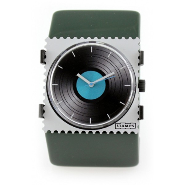Montre Stamps bracelet de montre élastique belta vert