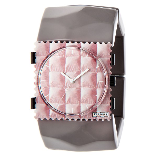 Montre Stamps bracelet de montre élastique belta sculpture gris