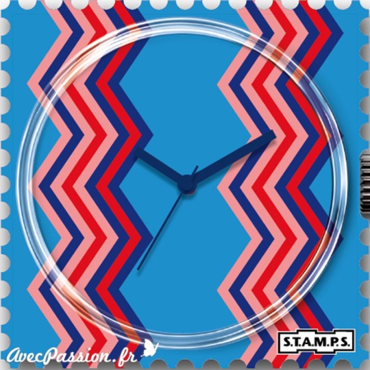 S.T.A.M.P.S. Cadran waterproof de montre mexican stripes