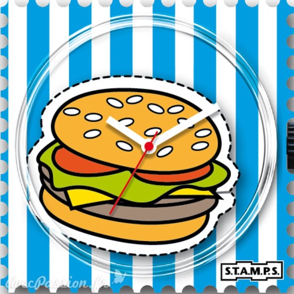 Cadran de montre Stamps hamburger