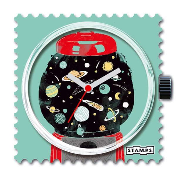Montre Stamps cadran de montre space machine