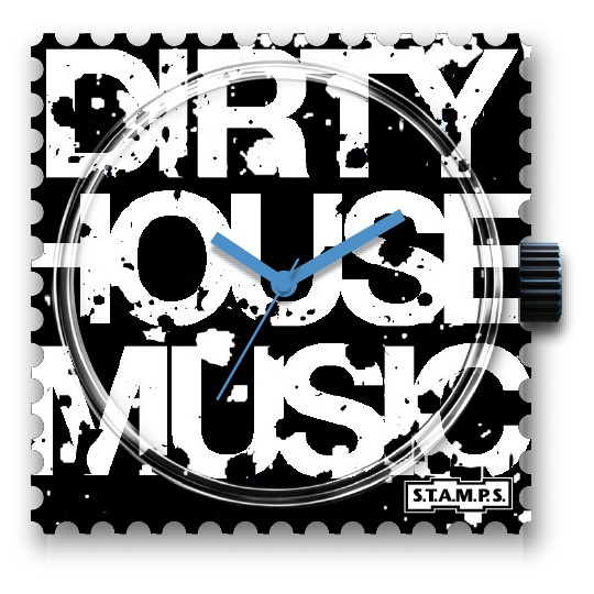 Montre Stamps cadran de montre dirty house music