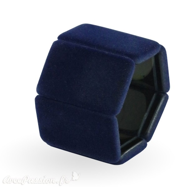 Bracelet élastique de montre Stamps belta dark blue velvet