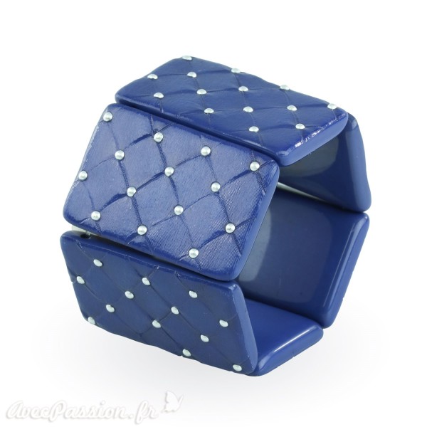 Bracelet élastique de montre Stamps belta royal blue