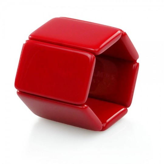 Bracelet élastique de montre Stamps belta rouge
