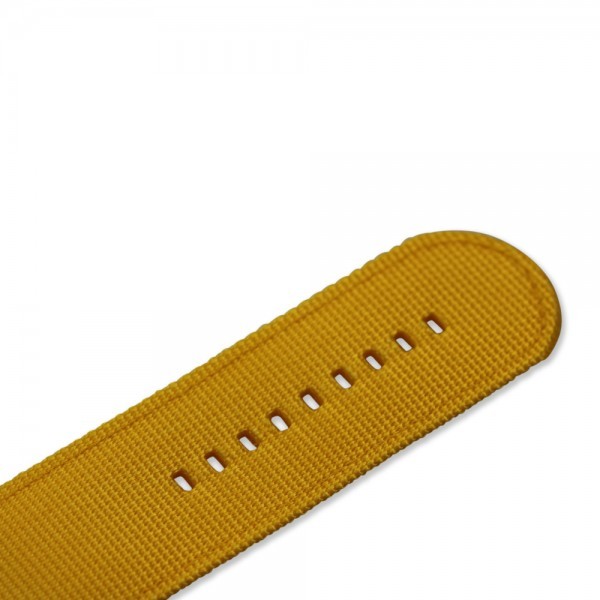 Bracelet de montre Stamps jaune sport