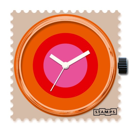 STAMPS Cadran de montre Pink Target 